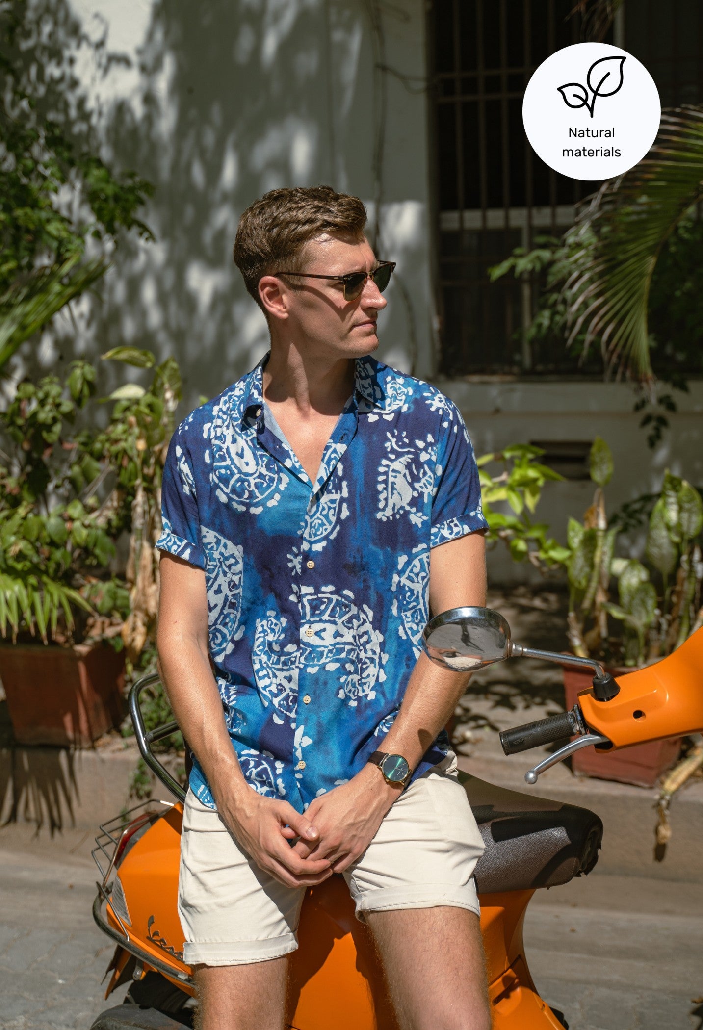The Connor Large Paisley Print Short Sleeve Shirt