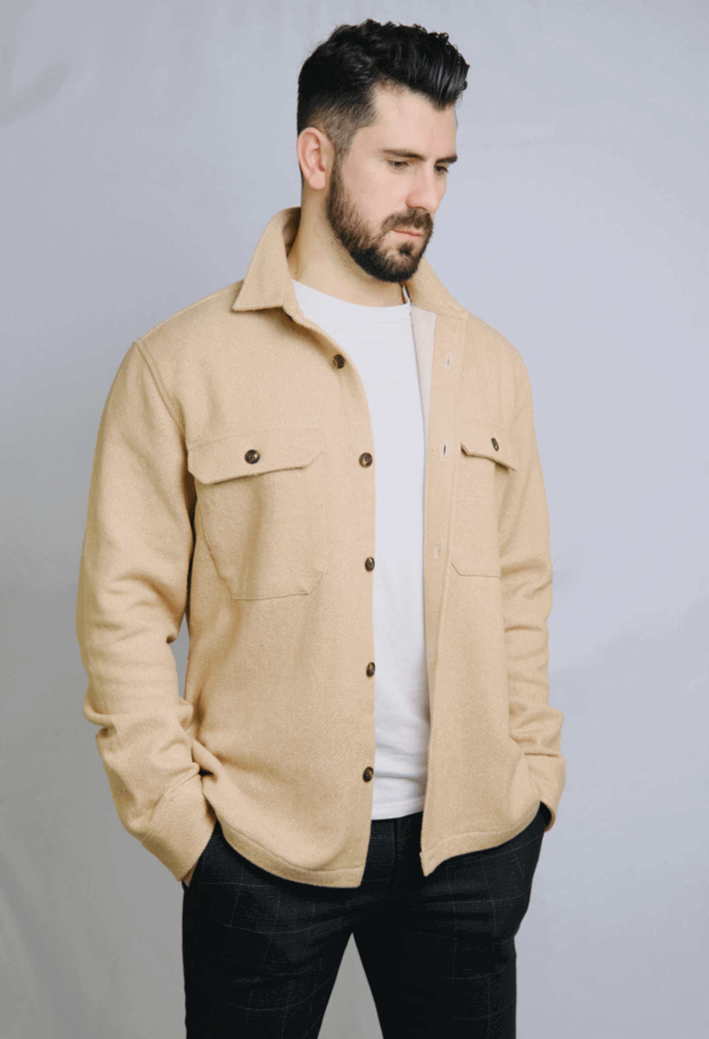 The James Overshirt Natural