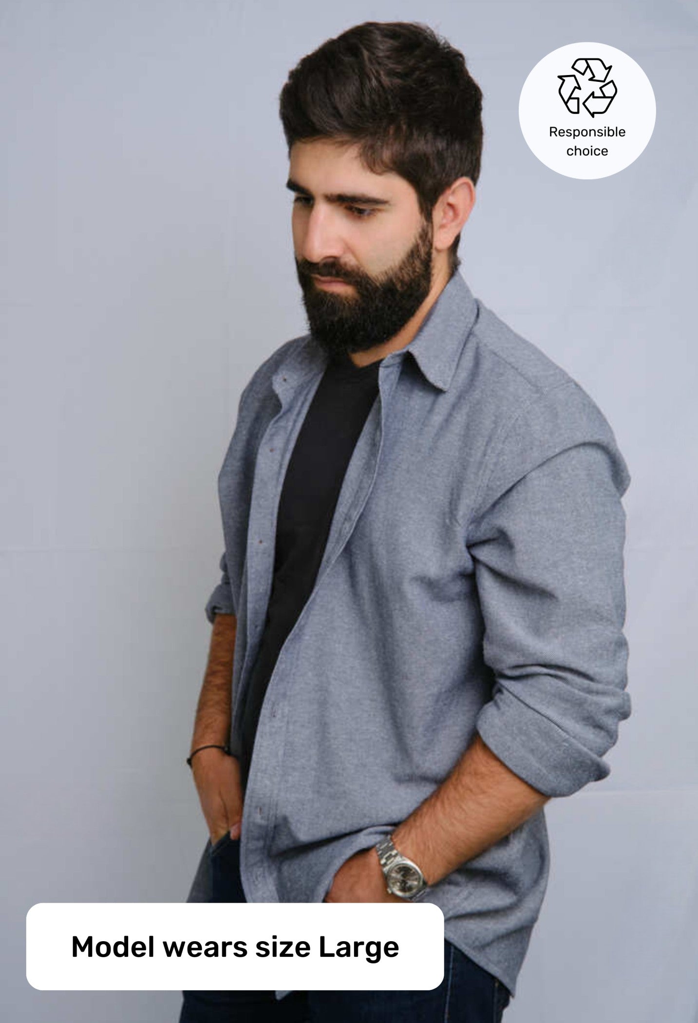 The Marc Signature Blue Shirt
