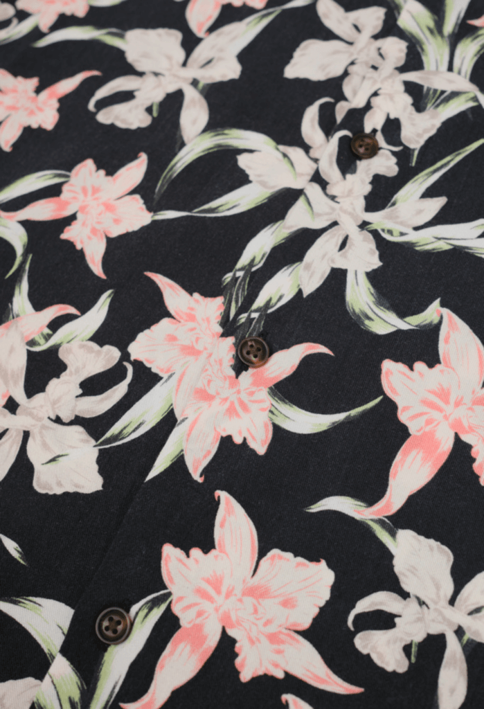 The Remi 100% Tencel Orchid Print Shirt