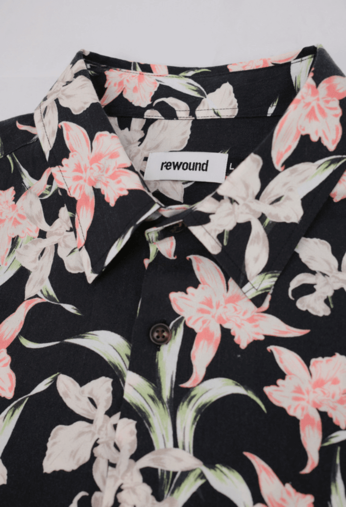 The Remi 100% Tencel Orchid Print Shirt