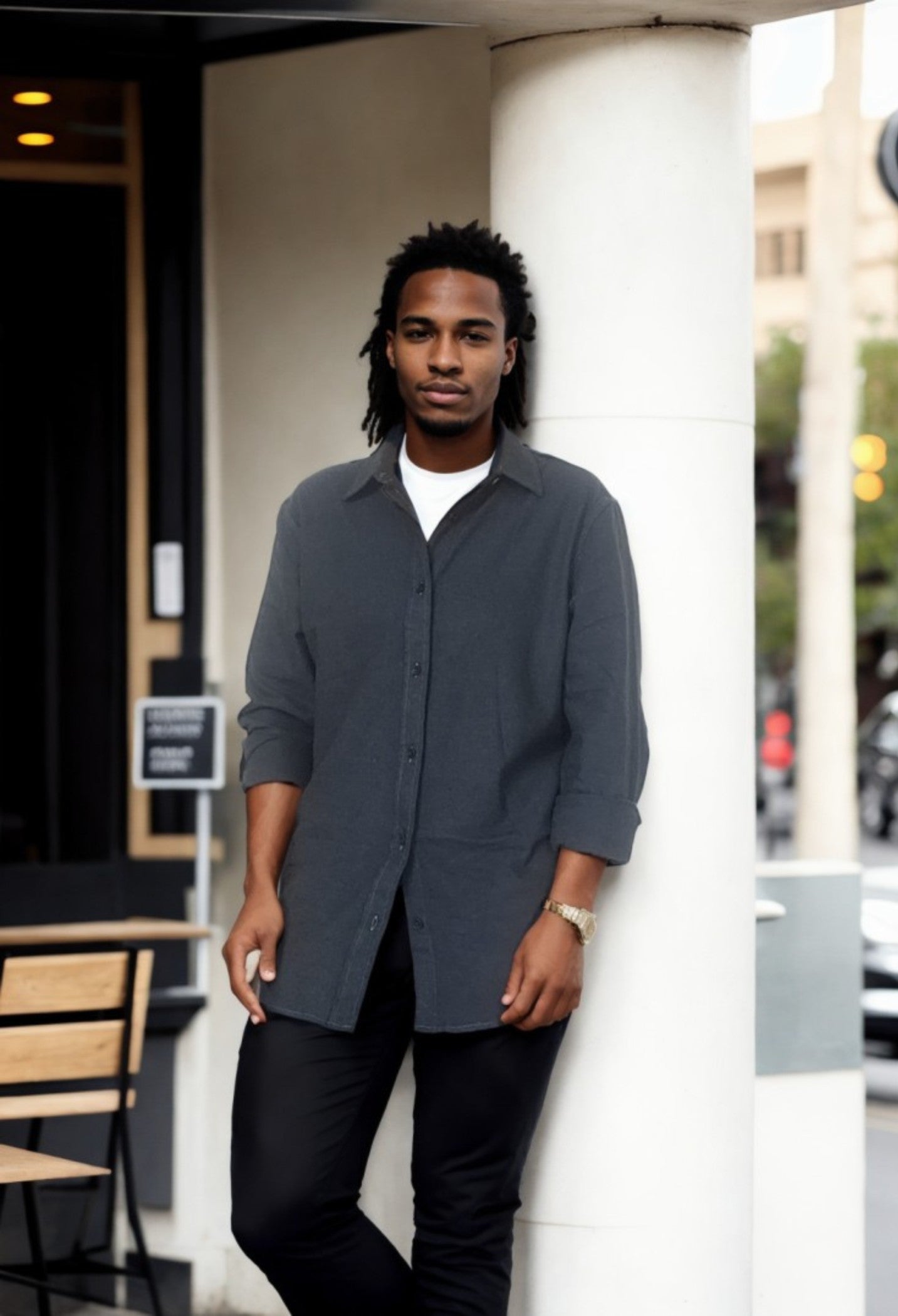 The Marc Signature Navy Shirt