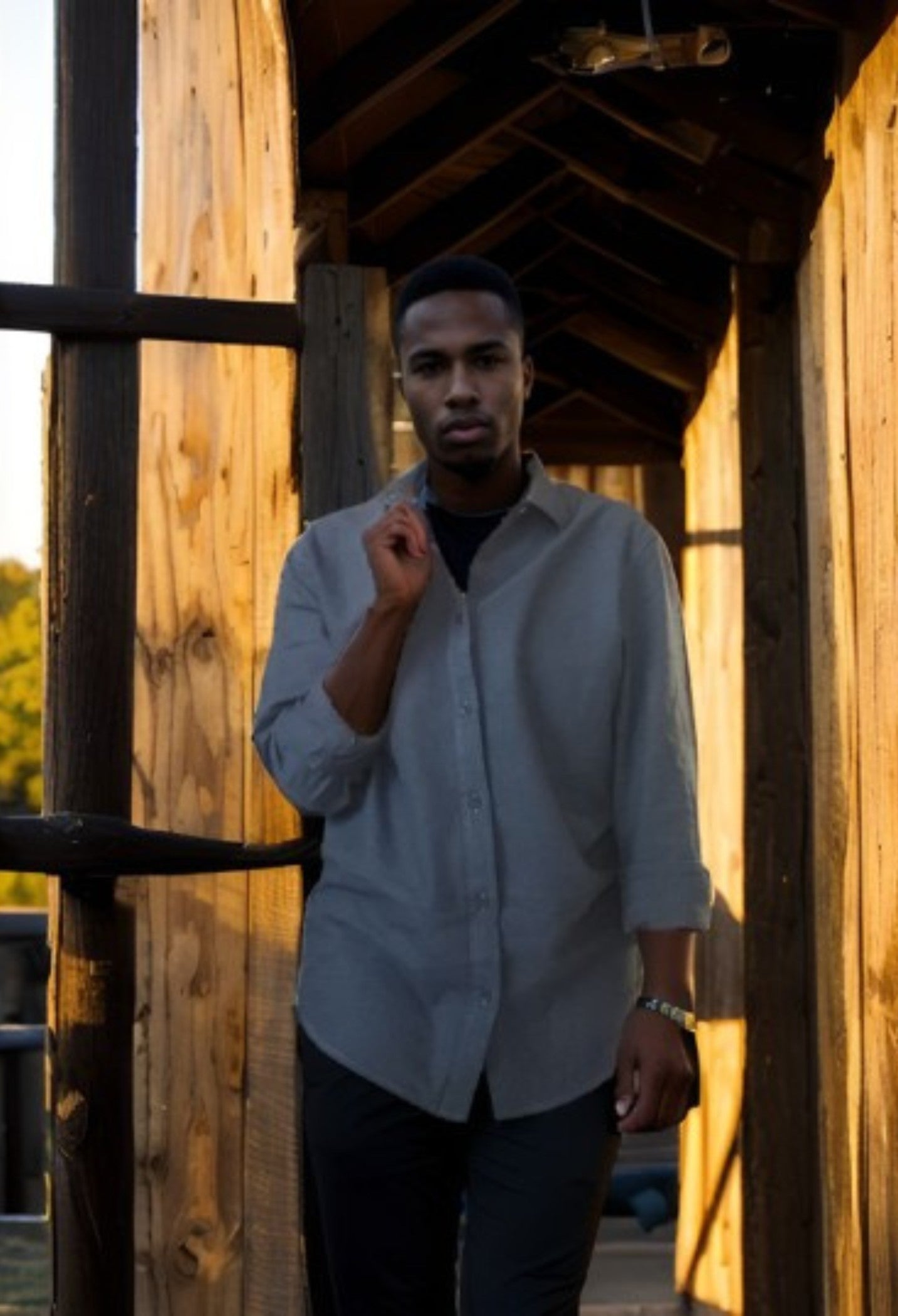 The Marc Signature Navy Shirt