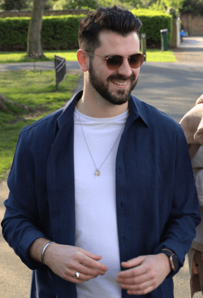 The Joseph Luxury Hemp Blend Navy Shirt