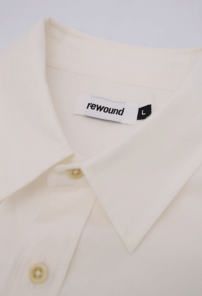 The Lukas Luxury Hemp Blend White Shirt