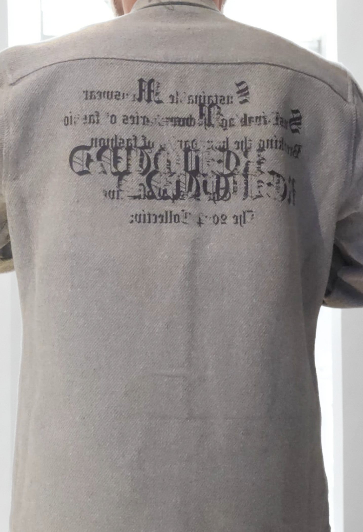 The James Limited Edition Grey Printed Overshirt